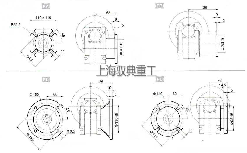 nmrv50減速機(jī)圖紙